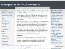 Tablet Screenshot of learningrussianinsf.wordpress.com