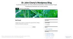 Desktop Screenshot of johncherry51.wordpress.com