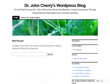 Tablet Screenshot of johncherry51.wordpress.com