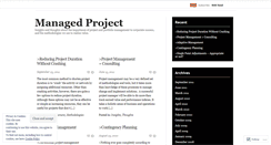 Desktop Screenshot of managedproject.wordpress.com