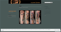 Desktop Screenshot of lajovencarmen.wordpress.com