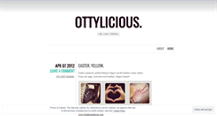 Desktop Screenshot of ottylicious.wordpress.com