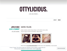 Tablet Screenshot of ottylicious.wordpress.com