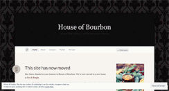 Desktop Screenshot of houseofbourbons.wordpress.com