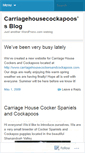 Mobile Screenshot of carriagehousecockapoos.wordpress.com