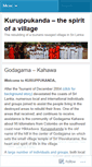 Mobile Screenshot of kuruppukanda.wordpress.com
