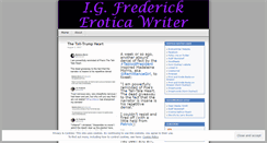 Desktop Screenshot of eroticawriter.wordpress.com