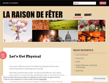 Tablet Screenshot of laraisondefeter.wordpress.com