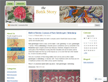 Tablet Screenshot of batikstory.wordpress.com