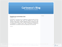 Tablet Screenshot of carloseco.wordpress.com