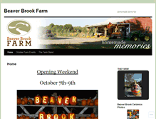 Tablet Screenshot of beaverbrookfarm.wordpress.com