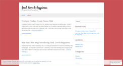 Desktop Screenshot of foodloveandhappiness.wordpress.com