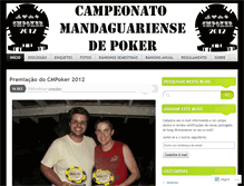 Tablet Screenshot of cmpoker.wordpress.com