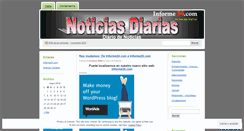 Desktop Screenshot of diariodenoticias1.wordpress.com