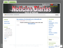 Tablet Screenshot of diariodenoticias1.wordpress.com