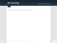 Tablet Screenshot of mcidgo.wordpress.com
