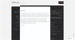 Desktop Screenshot of abettorlife.wordpress.com