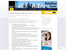 Tablet Screenshot of datelinehouston.wordpress.com