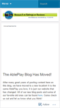 Mobile Screenshot of ableplay.wordpress.com