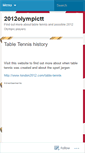 Mobile Screenshot of 2012olympictt.wordpress.com