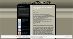 Desktop Screenshot of doubleklik.wordpress.com