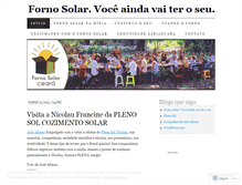 Tablet Screenshot of fornosolar.wordpress.com