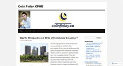 Desktop Screenshot of colinfinlay.wordpress.com