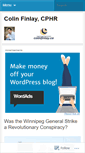 Mobile Screenshot of colinfinlay.wordpress.com