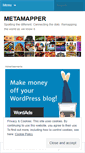 Mobile Screenshot of metamaps.wordpress.com