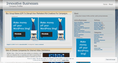 Desktop Screenshot of innovative2010.wordpress.com