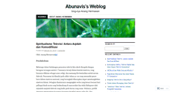 Desktop Screenshot of abunavis.wordpress.com