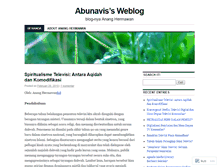 Tablet Screenshot of abunavis.wordpress.com