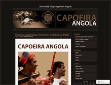 Tablet Screenshot of capoeiraangolask.wordpress.com