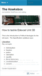 Mobile Screenshot of hawksbox.wordpress.com
