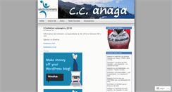 Desktop Screenshot of ccanaga.wordpress.com