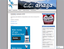 Tablet Screenshot of ccanaga.wordpress.com