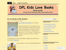 Tablet Screenshot of dplkidslovebooks.wordpress.com