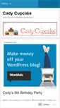 Mobile Screenshot of cadycupcake.wordpress.com