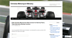 Desktop Screenshot of christianmotorsport.wordpress.com