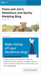 Mobile Screenshot of fionaandjon.wordpress.com