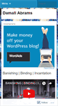 Mobile Screenshot of damaliabrams.wordpress.com
