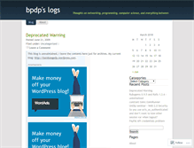 Tablet Screenshot of bpdp.wordpress.com