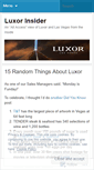 Mobile Screenshot of luxorlv.wordpress.com