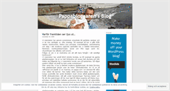 Desktop Screenshot of pappabloggaren.wordpress.com