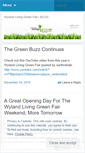 Mobile Screenshot of livinggreenfair.wordpress.com