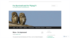 Desktop Screenshot of icansurvive.wordpress.com