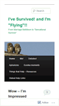 Mobile Screenshot of icansurvive.wordpress.com