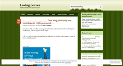 Desktop Screenshot of lovinleaves.wordpress.com