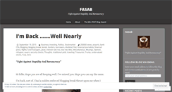 Desktop Screenshot of fasab.wordpress.com