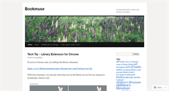 Desktop Screenshot of bookmuse.wordpress.com